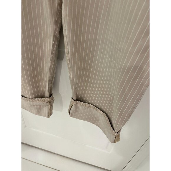 Anthropologie The Kayden Pilcro Carpenter Barrel Pants Stripe Women's Size 28 - Picture 6 of 15